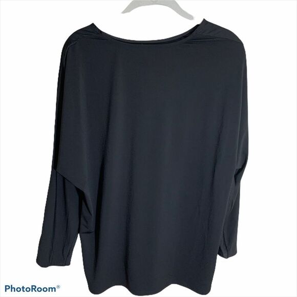 41 Hawthorn Mixed Media Black Tunic - Picture 2 of 5